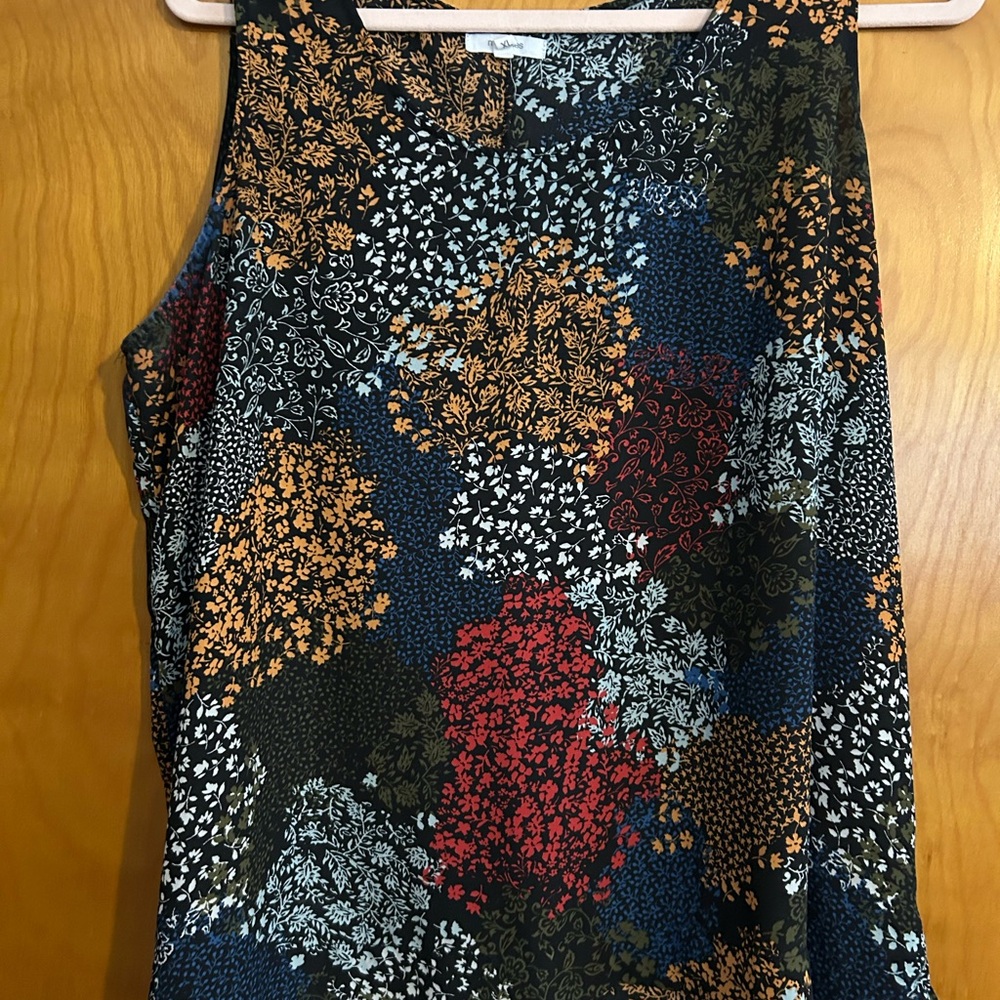 Maurices Multicolor Floral Sleeveless Blouse